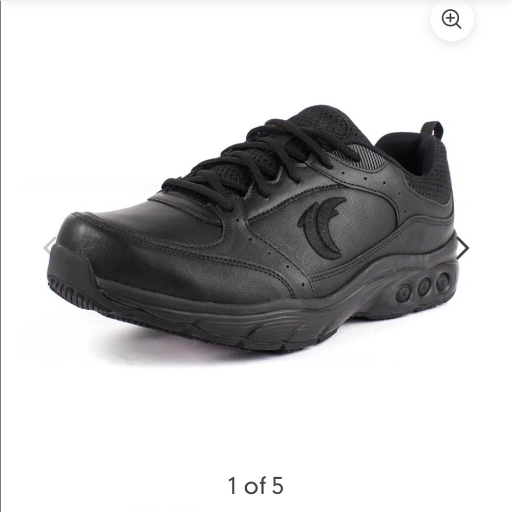 Therafit shoes, 11.5, black leather